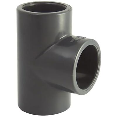 GIRPI Té PVC pression 90° diamètre 90 mm, 16 bars - Publicité GIRPI Té PVC pression 90° diamètre 90 mm, 16 bars - Publicité