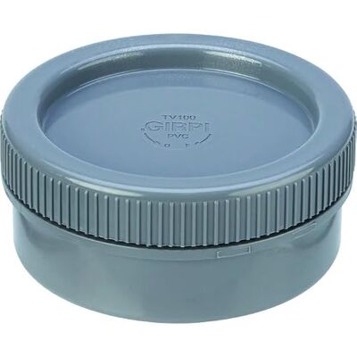 GIRPI Bouchon de visite PVC gris Diamètre 100 mm Bouchon de visite PVC gris Diamètre 100 mm - Publicité GIRPI Bouchon de visite PVC gris Diamètre 100 mm Bouchon de visite PVC gris Diamètre 100 mm - Publicité