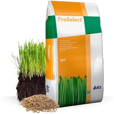 BoGazon Gazon a semer ICL Pro Strong 10 kg Graines de Gazon Rustique Résistant Sécheresse Racines Profondes Semence Universel au Rendement Élevé - Publicité BoGazon Gazon a semer ICL Pro Strong 10 kg Graines de Gazon Rustique Résistant Sécheresse Racines Profondes Semence Universel au Rendement Élevé - Publicité