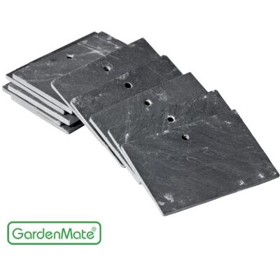 GardenMate 10x étiquettes marque plantes en ARDOISE 10x7cm STYLE MODERNE - Publicité GardenMate 10x étiquettes marque plantes en ARDOISE 10x7cm STYLE MODERNE - Publicité