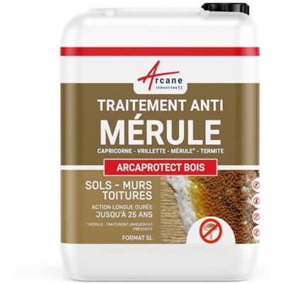 Traitement antifongique pour bois - Extérieur intérieur 5L - Publicité Traitement antifongique pour bois - Extérieur intérieur 5L - Publicité