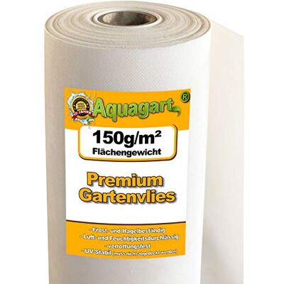 Aquagart Toile de paillage Anti Mauvaises Herbes 150 g/m² Blanc (30m x 1m) - Publicité Aquagart Toile de paillage Anti Mauvaises Herbes 150 g/m² Blanc (30m x 1m) - Publicité