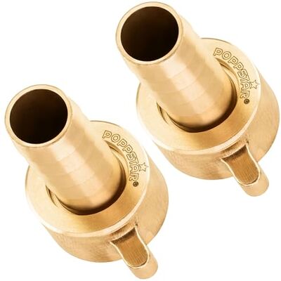 POPPSTAR 2x Raccord de Tuyau 1/2 Pouces en Laiton (incl. Écrou avec Joint Plat) Raccord de tuyau sur douille de tuyau 1/2 pouce (12,7mm) - Publicité POPPSTAR 2x Raccord de Tuyau 1/2 Pouces en Laiton (incl. Écrou avec Joint Plat) Raccord de tuyau sur douille de tuyau 1/2 pouce (12,7mm) - Publicité