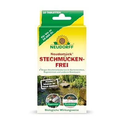 Neudorff Neudomueck moustique-gratuit, 10 Comprimés - Publicité Neudorff Neudomueck moustique-gratuit, 10 Comprimés - Publicité