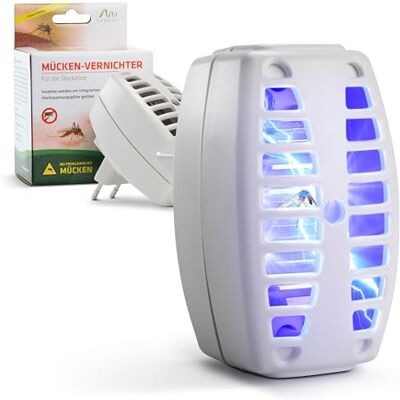 Gardigo ® Prise Anti Moustique Lot de 2 I Répulsif d'Insectes à Lumière UV I Destructeur d'Insectes Électrique I 20 m² I Certifié GS I Anti Moustiques avec Lumière UV - Publicité Gardigo ® Prise Anti Moustique Lot de 2 I Répulsif d'Insectes à Lumière UV I Destructeur d'Insectes Électrique I 20 m² I Certifié GS I Anti Moustiques avec Lumière UV - Publicité