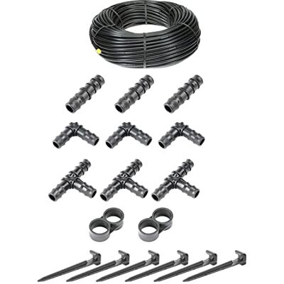 HaGa - 25m Tropfschlauch 16mm - ohne Druckkompensierung - Zubehör enthalten - Irrigation set - Publicité HaGa - 25m Tropfschlauch 16mm - ohne Druckkompensierung - Zubehör enthalten - Irrigation set - Publicité