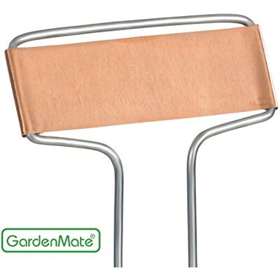 GardenMate ® Banner Cuivre Lot de 25 marque plantes en acier galvanisé métal zinc et cuivre - Publicité GardenMate ® Banner Cuivre Lot de 25 marque plantes en acier galvanisé métal zinc et cuivre - Publicité