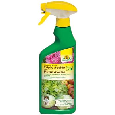 Neudorff Substance De Base Purin d’ortie – Spray prêt à l'emploi contre les nuisibles et les maladies sur les fruits, légumes et plantes ornementales, 500 ml - Publicité Neudorff Substance De Base Purin d’ortie – Spray prêt à l'emploi contre les nuisibles et les maladies sur les fruits, légumes et plantes ornementales, 500 ml - Publicité