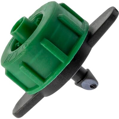 AERZETIX Lot de 25 goutteurs d'arrosage débit 4 litres par heure l/h système goutte à goutte équipement d'irrigation jardinage en plastique couleur vert - Publicité AERZETIX Lot de 25 goutteurs d'arrosage débit 4 litres par heure l/h système goutte à goutte équipement d'irrigation jardinage en plastique couleur vert - Publicité