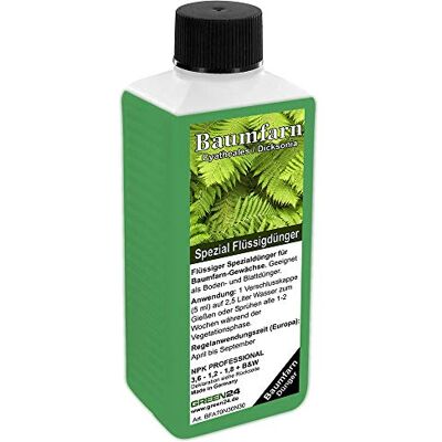 GREEN24 Engrais pour fougères arboricoles HIGH-TECH NPK pour plantes Cyatheales, Dicksonia dans les parterres et les pots (fertilizer) - Publicité GREEN24 Engrais pour fougères arboricoles HIGH-TECH NPK pour plantes Cyatheales, Dicksonia dans les parterres et les pots (fertilizer) - Publicité