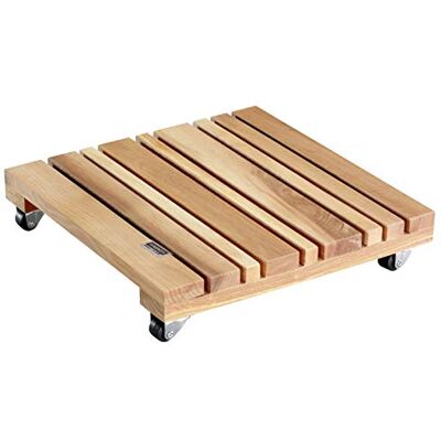 WAGNER Support à roulettes pour Pot de Fleur Feng Shui 28 x 28 x 5,5 cm pour l'intérieur I Bois Massif d'aulne certifié FSC®, Nature, huilé I Capacité de Charge 100 kg - Publicité WAGNER Support à roulettes pour Pot de Fleur Feng Shui 28 x 28 x 5,5 cm pour l'intérieur I Bois Massif d'aulne certifié FSC®, Nature, huilé I Capacité de Charge 100 kg - Publicité