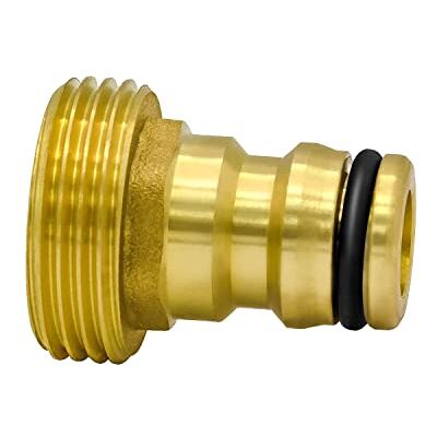 VARIOSAN Système enfichable de robinet avec filetage extérieur 13101, 3/4" AG en laiton poli. Publicité VARIOSAN Système enfichable de robinet avec filetage extérieur 13101, 3/4" AG en laiton poli. Publicité