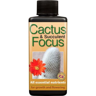 Growth Technology Engrais concentré Liquide Cactus and Succulent Focus 100 ML - Publicité Growth Technology Engrais concentré Liquide Cactus and Succulent Focus 100 ML - Publicité
