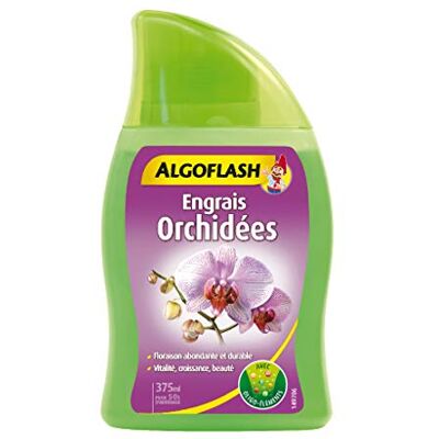 Algoflash Engrais Orchidées, Jusqu'à 50 L, Bouchon doseur inclus, 375 ml, ALIORC375 - Publicité Algoflash Engrais Orchidées, Jusqu'à 50 L, Bouchon doseur inclus, 375 ml, ALIORC375 - Publicité