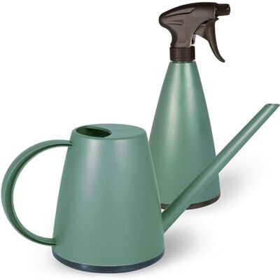 Mesto Lucky Forest Arrosoir 1L avec Mini Vaporisateur 0,79L Spray & Arrosoir pour Plantes d'intérieur et Jardin Soin des végétaux Buse réglable Usage intérieur et extérieur - Publicité Mesto Lucky Forest Arrosoir 1L avec Mini Vaporisateur 0,79L Spray & Arrosoir pour Plantes d'intérieur et Jardin Soin des végétaux Buse réglable Usage intérieur et extérieur - Publicité