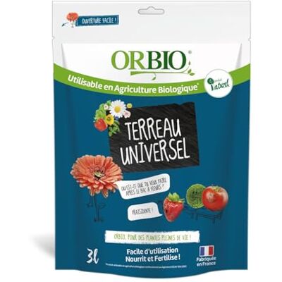 OR BRUN Terreau Universel, Bleu, 3 L - Publicité OR BRUN Terreau Universel, Bleu, 3 L - Publicité