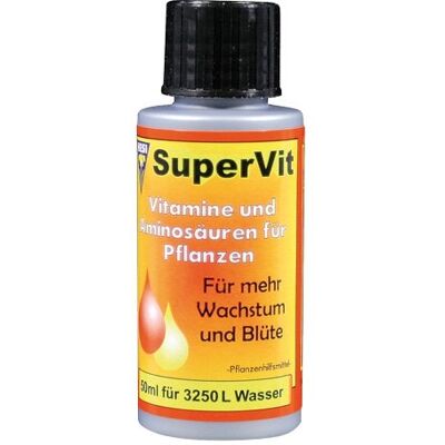 Hesi SuperVit 50 ml Vitamines et acides aminés pour plantes - Publicité Hesi SuperVit 50 ml Vitamines et acides aminés pour plantes - Publicité