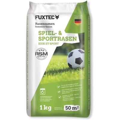 Fuxtec Graines de gazon FX-RSSP1 Pelouse de sport 1 kg 50 m² Graines d'herbe de qualité supérieure Mélange d'herbe extrêmement résistant Haute résistance au pied Croissance rapide - Publicité Fuxtec Graines de gazon FX-RSSP1 Pelouse de sport 1 kg 50 m² Graines d'herbe de qualité supérieure Mélange d'herbe extrêmement résistant Haute résistance au pied Croissance rapide - Publicité