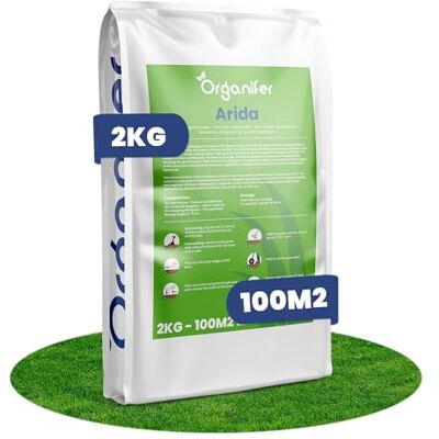 Organifer Graines De Gazon Résistantes À La Sécheresse Arida Tolérance Chaleur & Manque D’Eau Gazon Dense Vert & Facile D’Entretien 2kg - Publicité Organifer Graines De Gazon Résistantes À La Sécheresse Arida Tolérance Chaleur & Manque D’Eau Gazon Dense Vert & Facile D’Entretien 2kg - Publicité