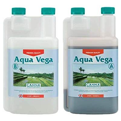 CANNA Engrais pour Culture de Aqua Vega A+B (2x1L) - Publicité CANNA Engrais pour Culture de Aqua Vega A+B (2x1L) - Publicité