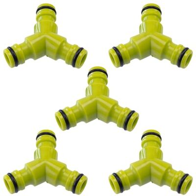 AERZETIX C76732 Lot de 5 Connecteurs raccords 1/2'' à 3 voies en Y pour tuyau d'arrosage séparateur adaptateur rapide pour 3 tuyaux d'irrigation en plastique ABS - Publicité AERZETIX C76732 Lot de 5 Connecteurs raccords 1/2'' à 3 voies en Y pour tuyau d'arrosage séparateur adaptateur rapide pour 3 tuyaux d'irrigation en plastique ABS - Publicité