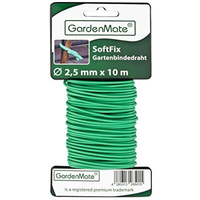 GardenMate Lot de 12 bobines Lien de tuteurage 2,5mm x 10m pour Plantes et arbustes Acier et Caoutchouc - Publicité GardenMate Lot de 12 bobines Lien de tuteurage 2,5mm x 10m pour Plantes et arbustes Acier et Caoutchouc - Publicité