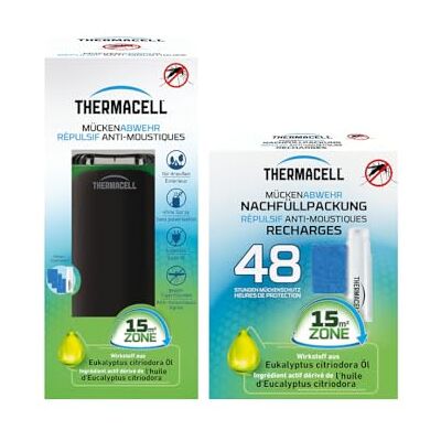 Thermacell Diffuseur Répulsif Anti Moustiques 15m² 60h Noir - Publicité Thermacell Diffuseur Répulsif Anti Moustiques 15m² 60h Noir - Publicité