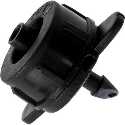 AERZETIX Lot de 25 goutteurs d'arrosage débit 2 litres par heure l/h système goutte à goutte équipement d'irrigation jardinage en plastique couleur noir - Publicité AERZETIX Lot de 25 goutteurs d'arrosage débit 2 litres par heure l/h système goutte à goutte équipement d'irrigation jardinage en plastique couleur noir - Publicité