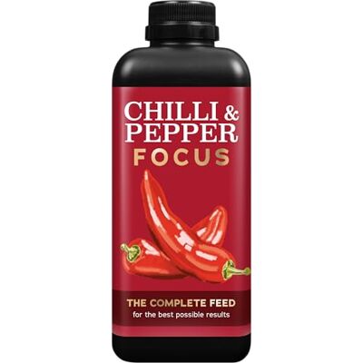 Growth Technology Chilli Focus Engrais Liquide concentré de première qualité 1 Litre - Publicité Growth Technology Chilli Focus Engrais Liquide concentré de première qualité 1 Litre - Publicité