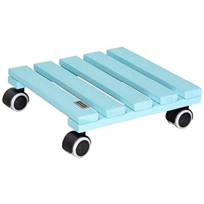 WAGNER Design Yourself Support à roulettes pour Pot de Fleur Aqua Splash 28 x 28 x 8cm d'intérieur, Roule Pot en Bois Massif antidérapant certifié FSC, Turquoise, Charge 100kg, Made in EU 20020601 - Publicité WAGNER Design Yourself Support à roulettes pour Pot de Fleur Aqua Splash 28 x 28 x 8cm d'intérieur, Roule Pot en Bois Massif antidérapant certifié FSC, Turquoise, Charge 100kg, Made in EU 20020601 - Publicité