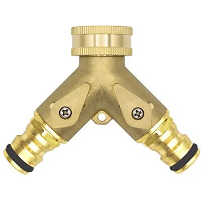 VARIOSAN Système enfichable distributeur en Y avec robinets d'arrêt 13149, 3/4", laiton nu - Publicité VARIOSAN Système enfichable distributeur en Y avec robinets d'arrêt 13149, 3/4", laiton nu - Publicité