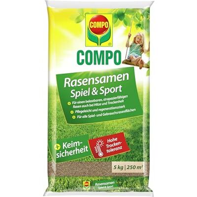 Compo Jeu et sport Mélange universel de gazon 5 kg 250 m² - Publicité Compo Jeu et sport Mélange universel de gazon 5 kg 250 m² - Publicité