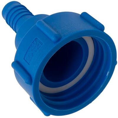 AERZETIX C73890 Raccord adaptateur femelle S60x6 mm vers embout cannelé 3/4'' pour cuve IBC-GRV en plastique couleur bleu réducteur réservoir d'eau arrosage - Publicité AERZETIX C73890 Raccord adaptateur femelle S60x6 mm vers embout cannelé 3/4'' pour cuve IBC-GRV en plastique couleur bleu réducteur réservoir d'eau arrosage - Publicité