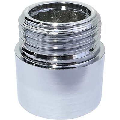 AERZETIX Rallonge Raccord de Jonction Droit à Visser Filetage Mâle/Femelle 1/2" Longueur 15mm en Métal Chromé - Publicité AERZETIX Rallonge Raccord de Jonction Droit à Visser Filetage Mâle/Femelle 1/2" Longueur 15mm en Métal Chromé - Publicité