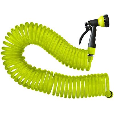 Jardibric Tuyau d'Arrosage Serpentin Souple en PU 15 m de Résistance et de Confort pour un Arrosage Précis de Votre Jardin - Publicité Jardibric Tuyau d'Arrosage Serpentin Souple en PU 15 m de Résistance et de Confort pour un Arrosage Précis de Votre Jardin - Publicité