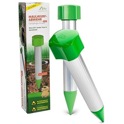 Gardigo GARDIGIO Répulsif Taupes Mini, Lot de 2, Ultrason 400 Hz - Publicité Gardigo GARDIGIO Répulsif Taupes Mini, Lot de 2, Ultrason 400 Hz - Publicité