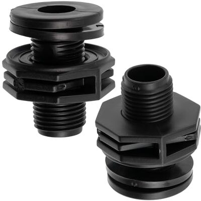 AERZETIX Lot de 2 Raccords Connecteurs de Réservoir d'Eau 1/2'' Filetage Externe avec Joint en Caoutchouc Pression 10 Bars Cuve Tonneau de Pluie Arrosage en Polypropylène C74996 - Publicité AERZETIX Lot de 2 Raccords Connecteurs de Réservoir d'Eau 1/2'' Filetage Externe avec Joint en Caoutchouc Pression 10 Bars Cuve Tonneau de Pluie Arrosage en Polypropylène C74996 - Publicité