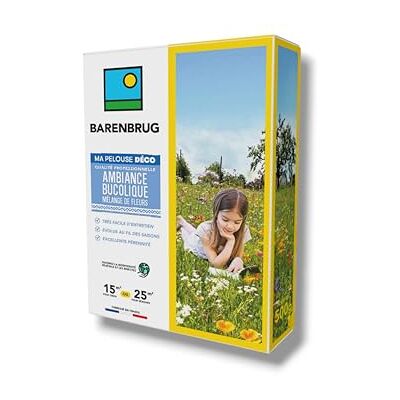 Barenbrug Pelouse Ambiance Bucolique Mélange de Fleurs 500G - Publicité Barenbrug Pelouse Ambiance Bucolique Mélange de Fleurs 500G - Publicité