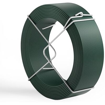 WilTec Fil de Jardin – Ø 2 mm x 50 m – en Acier revêtu de PVC – Rouleau de Fil de Jardinage métallique, Fil de Plante, Fil de Jardinier – Vert - Publicité WilTec Fil de Jardin – Ø 2 mm x 50 m – en Acier revêtu de PVC – Rouleau de Fil de Jardinage métallique, Fil de Plante, Fil de Jardinier – Vert - Publicité