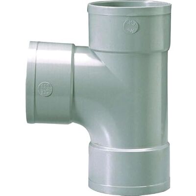 GIRPI Raccord PVC gris en T Femelle Diamètre 32 mm Triple emboîtage - Publicité GIRPI Raccord PVC gris en T Femelle Diamètre 32 mm Triple emboîtage - Publicité