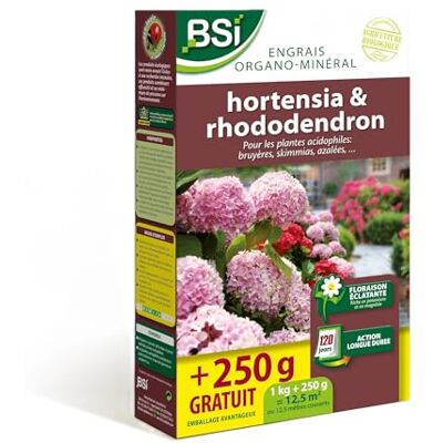 Engrais organique pour jardin - Hortensia/Rhododendron - 12,5m - Publicité Engrais organique pour jardin - Hortensia/Rhododendron - 12,5m - Publicité