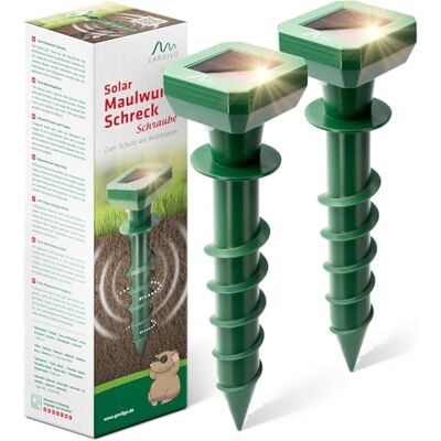 Gardigo Répulsifs Taupes & Campagnols Solaires à Ultrasons Lot de 2 - Publicité Gardigo Répulsifs Taupes & Campagnols Solaires à Ultrasons Lot de 2 - Publicité