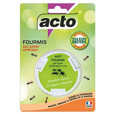 Acto BOITE 10 g Contre toutes les espèces de fourmis. Simple et efficace SPIN1 - Publicité Acto BOITE 10 g Contre toutes les espèces de fourmis. Simple et efficace SPIN1 - Publicité