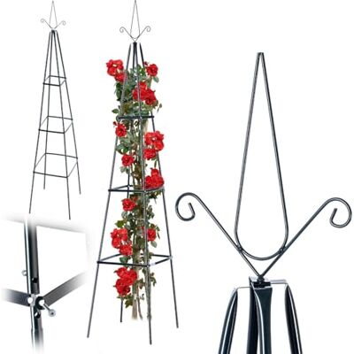 KADAX Treillis en métal pour plantes grimpantes et plantes grimpantes Treillis de roses pour jardin, tuteurs d'obélisque, treillis, treillis (42 x 202 cm) - Publicité KADAX Treillis en métal pour plantes grimpantes et plantes grimpantes Treillis de roses pour jardin, tuteurs d'obélisque, treillis, treillis (42 x 202 cm) - Publicité