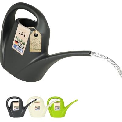 MePla Arrosoir de 1,5 l d'intérieur Anthracite Résistant aux intempéries En plastique résistant aux UV - Publicité MePla Arrosoir de 1,5 l d'intérieur Anthracite Résistant aux intempéries En plastique résistant aux UV - Publicité