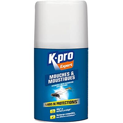 K.PRO Recharge diffuseur automatique mouches et moustiques 250ml - Publicité K.PRO Recharge diffuseur automatique mouches et moustiques 250ml - Publicité