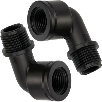 AERZETIX Lot de 2 Raccords Coudés 90° Mâle-Femelle 1/2"x1/2" pour Tuyau d'Arrosage Système Goutte à Goutte Irrigation Pression Max 10 Bars en Polyéthylène Circuit d'Eau C75040 - Publicité AERZETIX Lot de 2 Raccords Coudés 90° Mâle-Femelle 1/2"x1/2" pour Tuyau d'Arrosage Système Goutte à Goutte Irrigation Pression Max 10 Bars en Polyéthylène Circuit d'Eau C75040 - Publicité