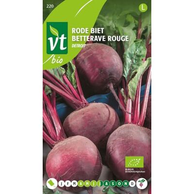 Arborix Betterave rouge Detroit Bio Graines Betterave rouge de forme ronde, bien colorée - Publicité Arborix Betterave rouge Detroit Bio Graines Betterave rouge de forme ronde, bien colorée - Publicité