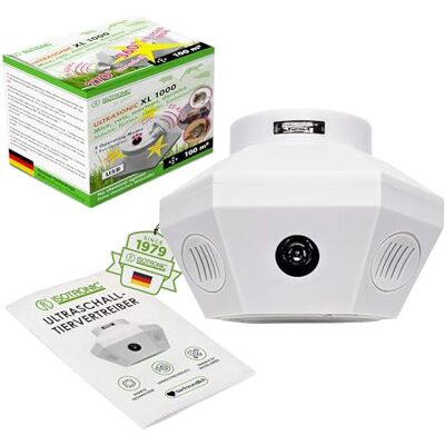 ISOTRONIC ® Répulsif Anti-Martres avec Prise pour 100 m² Répulsif Souris pour Grenier, Maison, Entrepôt, Garage, Abri de Voiture Connexion à Une Prise de Courant Tradition Depuis 1979 - Publicité ISOTRONIC ® Répulsif Anti-Martres avec Prise pour 100 m² Répulsif Souris pour Grenier, Maison, Entrepôt, Garage, Abri de Voiture Connexion à Une Prise de Courant Tradition Depuis 1979 - Publicité