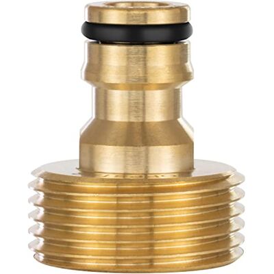 POPPSTAR Adaptateur d’eau avec Filetage Extérieur 1 pouce et Raccord pour Tuyau d’arrosage (compatible avec Gardena) - Publicité POPPSTAR Adaptateur d’eau avec Filetage Extérieur 1 pouce et Raccord pour Tuyau d’arrosage (compatible avec Gardena) - Publicité